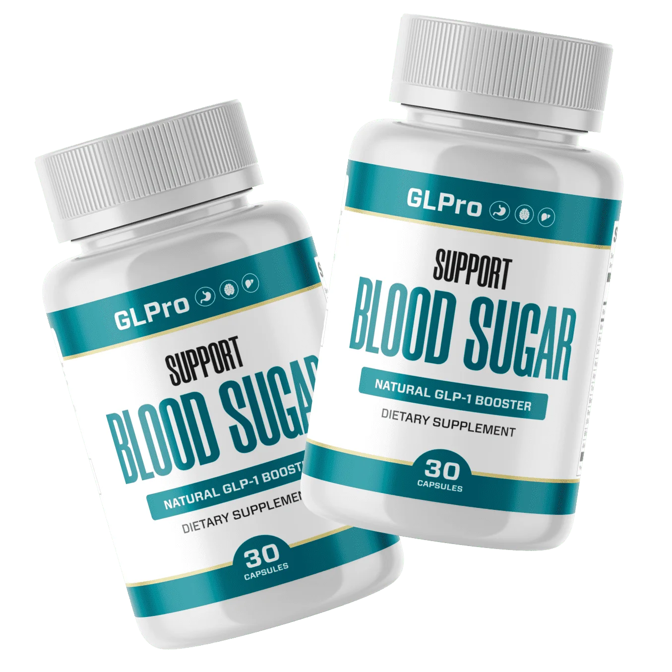 GL Pro blood sugar support supplement bottles